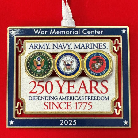 2025 Commemorative Ornament: 250 Years Defending America's Freedom