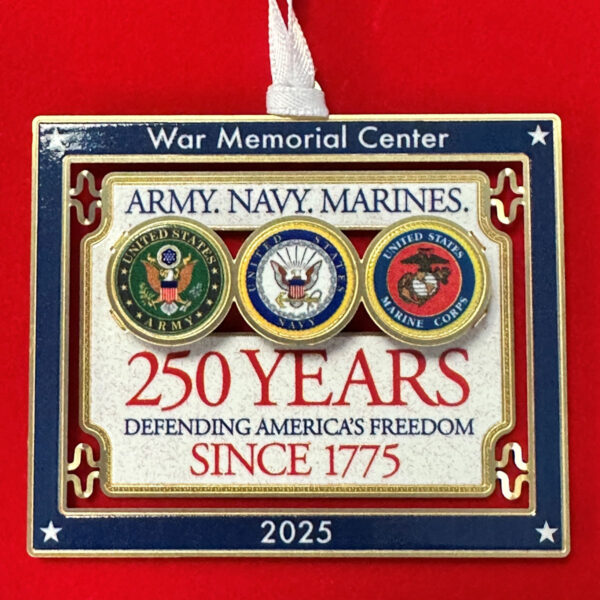 2025 Commemorative Ornament: 250 Years Defending America's Freedom