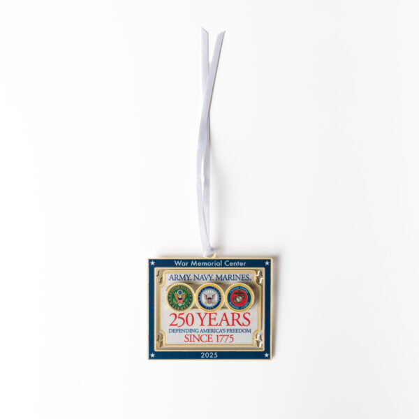 2025 Commemorative Ornament: 250 Years Defending America's Freedom